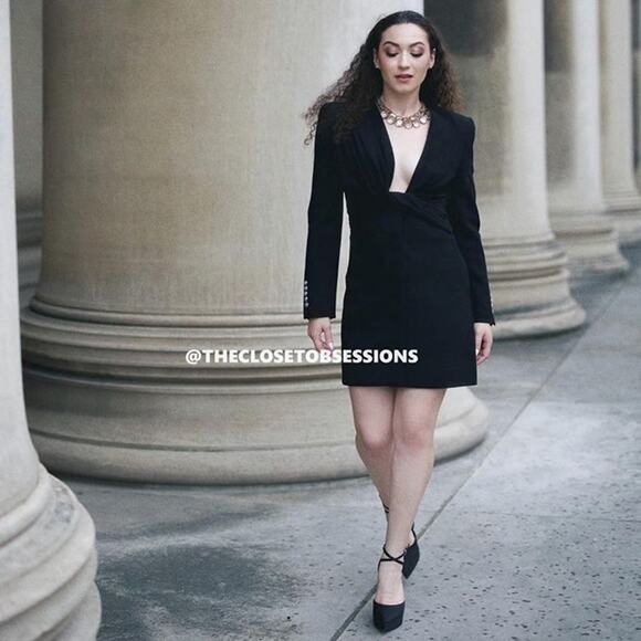 ZARA BLOGGER FAVE!!! Mini Dress with Knotted Ruching NWT - Picture 14 of 16